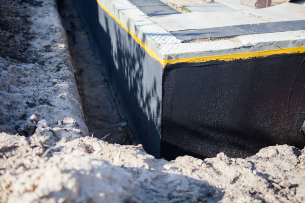 Residential Waterproofing installation at a Bernardsville, NJ home by SJ Waterproofing Pros